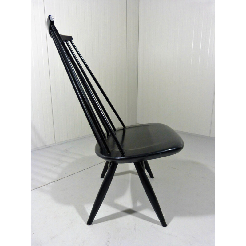 Black "Mademoiselle" chair, Ilmari TAPIOVAARA - 1970s