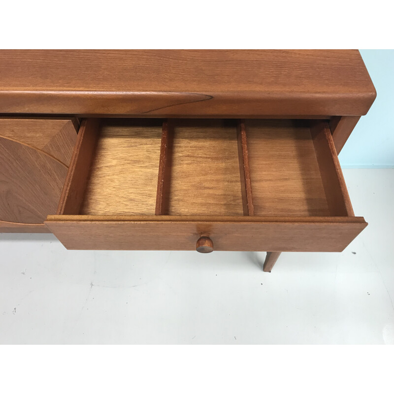 Vintage english teak sideboard by Nathan - 1960s