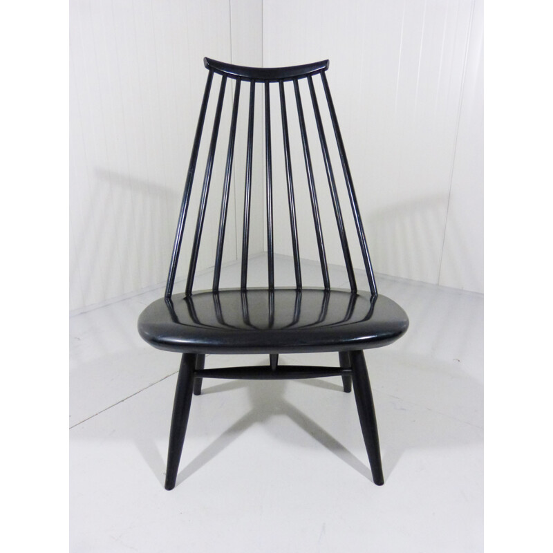 Black "Mademoiselle" chair, Ilmari TAPIOVAARA - 1970s