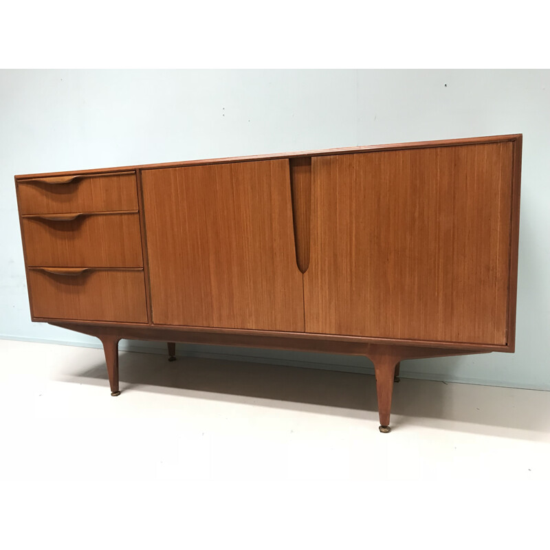 Vintage scottish brown teak Mcintosh sideboard - 1960s