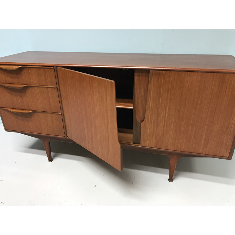 Vintage scottish brown teak Mcintosh sideboard - 1960s