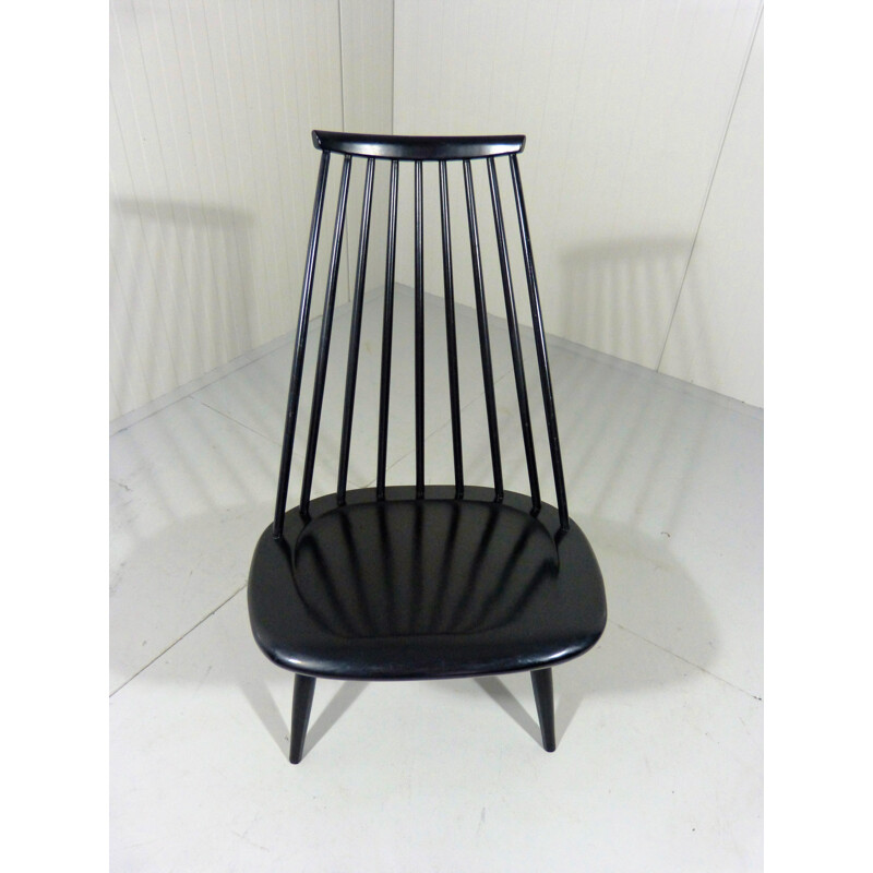 Black "Mademoiselle" chair, Ilmari TAPIOVAARA - 1970s