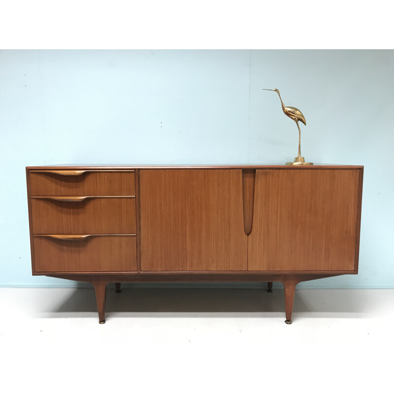 Vintage scottish brown teak Mcintosh sideboard - 1960s