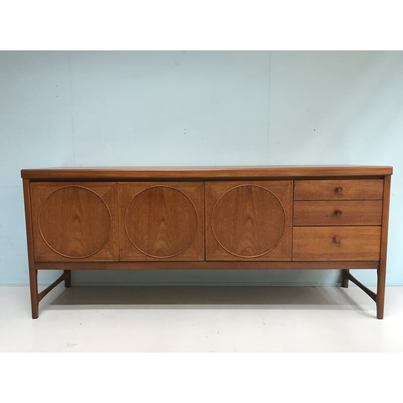 Vintage english "Circle" sideboard by Nathan - 1960s