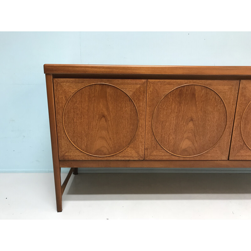 Vintage english "Circle" sideboard by Nathan - 1960s