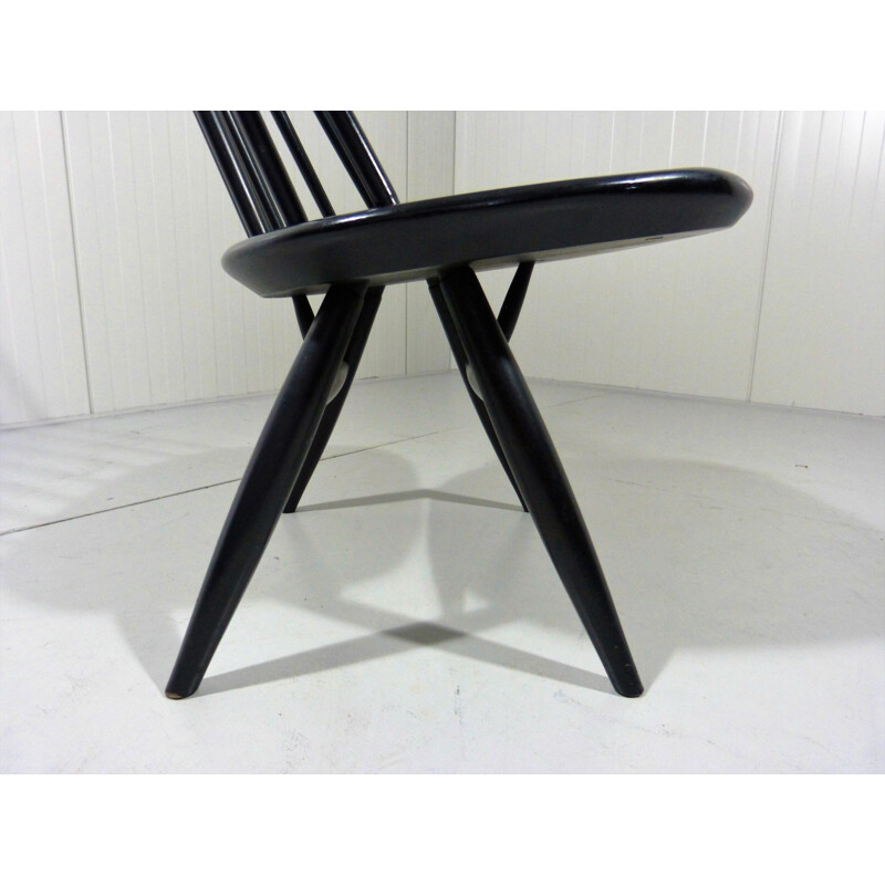 Black "Mademoiselle" chair, Ilmari TAPIOVAARA - 1970s