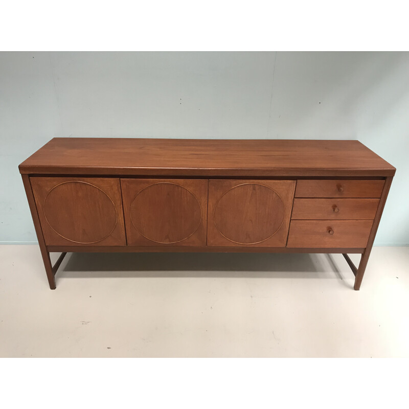 Vintage english "Circle" sideboard by Nathan - 1960s