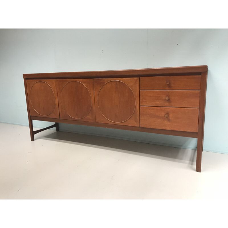 Vintage english "Circle" sideboard by Nathan - 1960s