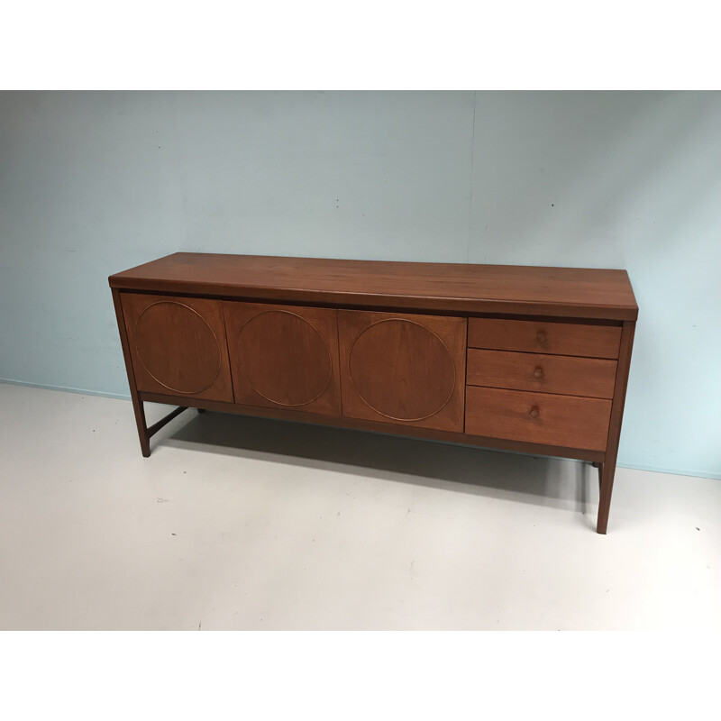 Vintage english "Circle" sideboard by Nathan - 1960s