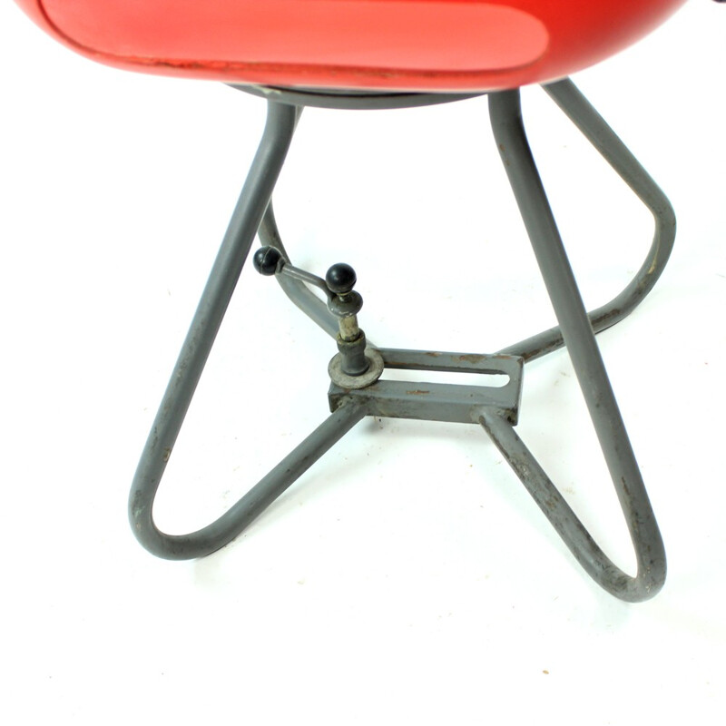 Set of 4 Original Tram Chairs by Miroslav Navratil for Vertex - 1960s