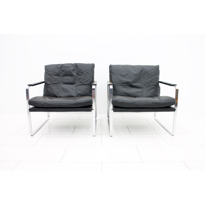 Fauteuils lounge de Preben Fabricius pour Knoll - 1970