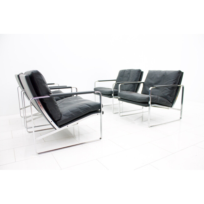 Fauteuils lounge de Preben Fabricius pour Knoll - 1970