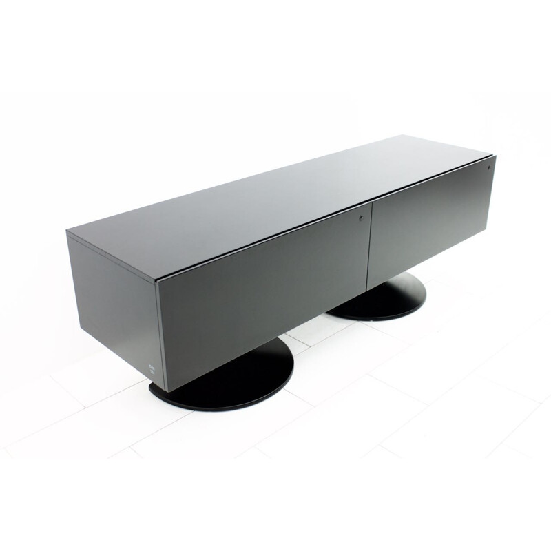 Black Sideboard by Cini Boeri from the PRISMA Series for Rosenthal - 1980s