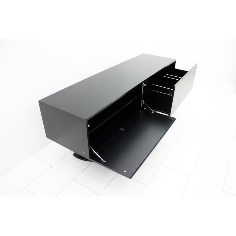 Black Sideboard by Cini Boeri from the PRISMA Series for Rosenthal - 1980s