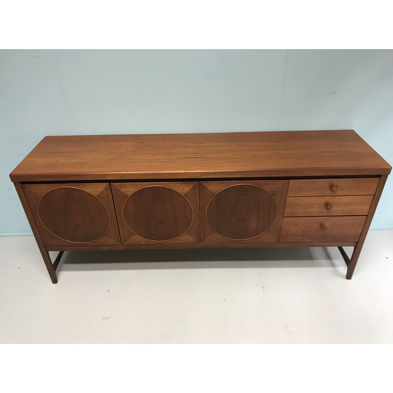 Vintage scottish "Circle" sideboard by Nathan - 1960s