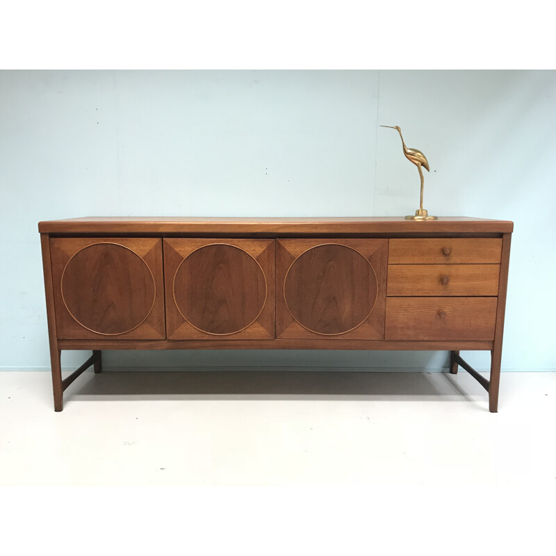 Vintage scottish "Circle" sideboard by Nathan - 1960s