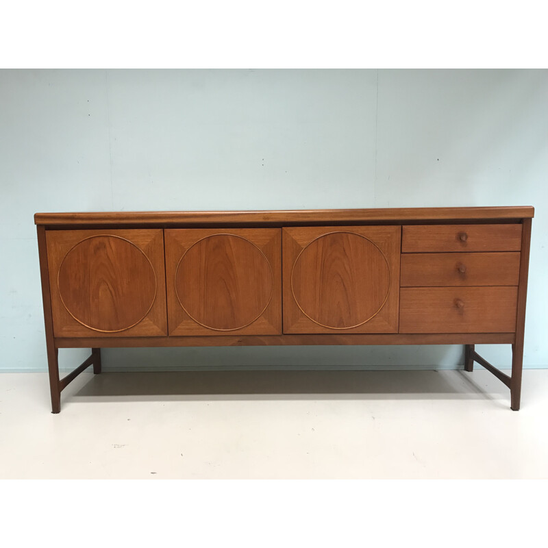 Vintage english "Circle" sideboard by Nathan - 1960s