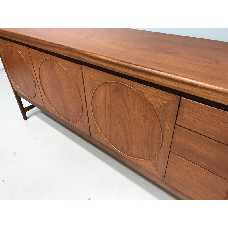 Vintage english "Circle" sideboard by Nathan - 1960s