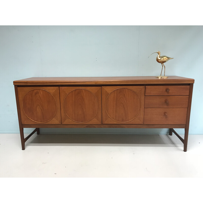 Vintage english "Circle" sideboard by Nathan - 1960s