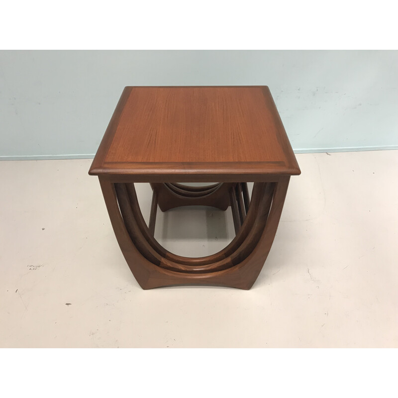 Set of 3 vintage nesting tables in teak by G-Plan - 1960s