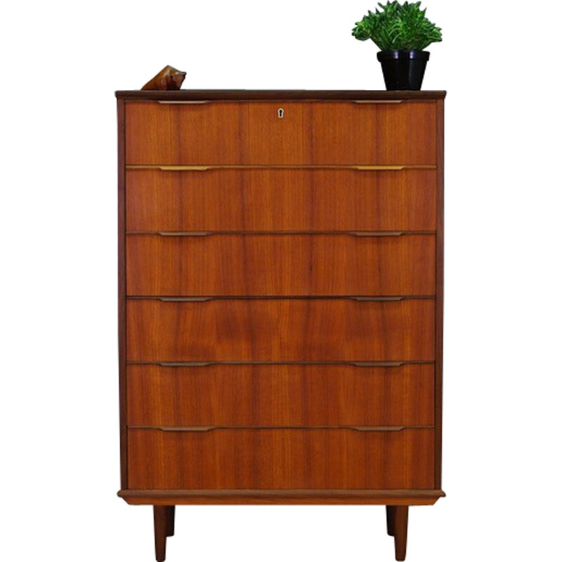 Danish Teak Chest of Drawers - 1970s