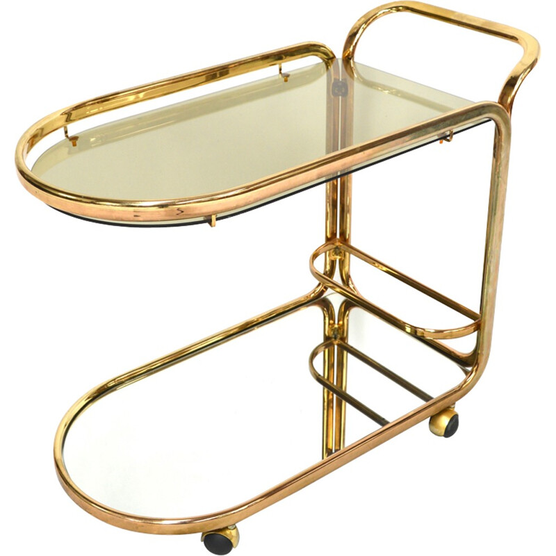 Guilded bar cart - 1970s