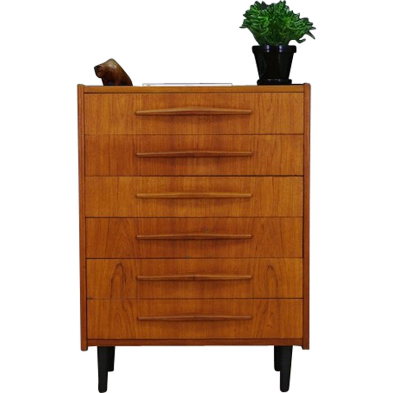 Danish Teak Retro Chest of Drawers - 1970s