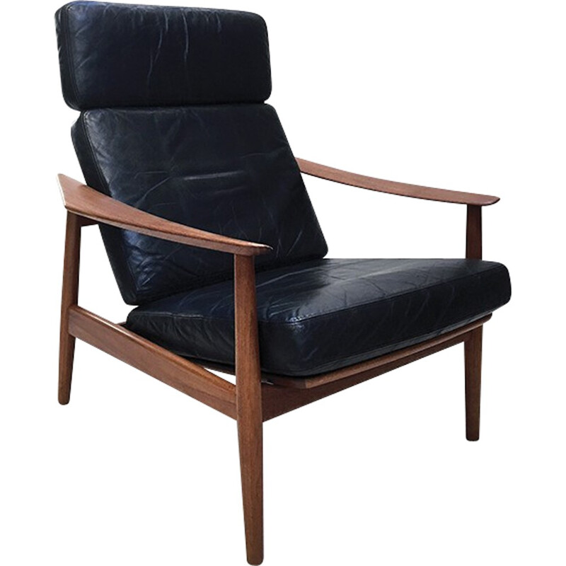 FD164 vintage lounge chair by Arne Vodder for France & Son - 1960s
