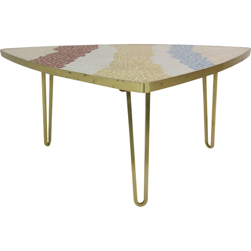 Mosaic Vintage Coffee Table by Berthold Muller - 1950s