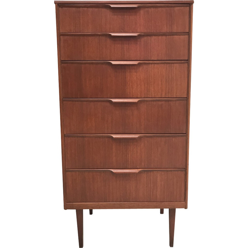Vintage teak chest of drawers by Franck Guille for Austinsuite - 1960s