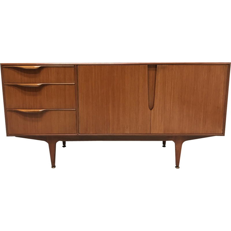 Vintage scottish brown teak Mcintosh sideboard - 1960s