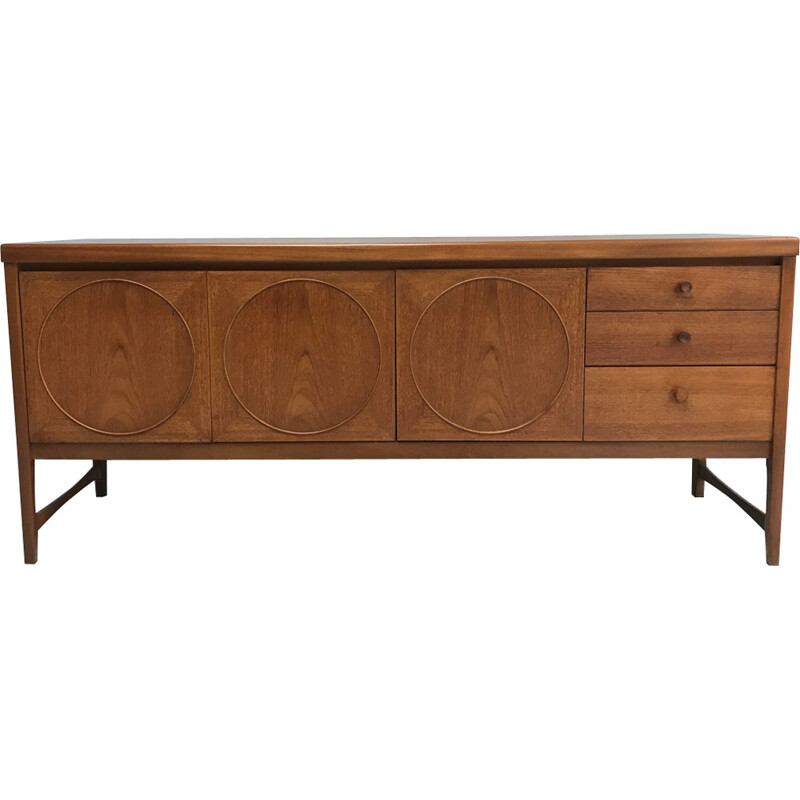 Vintage english "Circle" sideboard by Nathan - 1960s