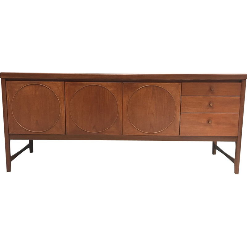 Vintage english "Circle" sideboard by Nathan - 1960s