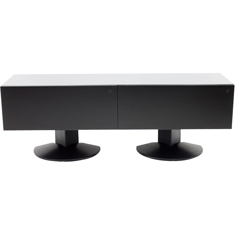 Black Sideboard by Cini Boeri from the PRISMA Series for Rosenthal - 1980s
