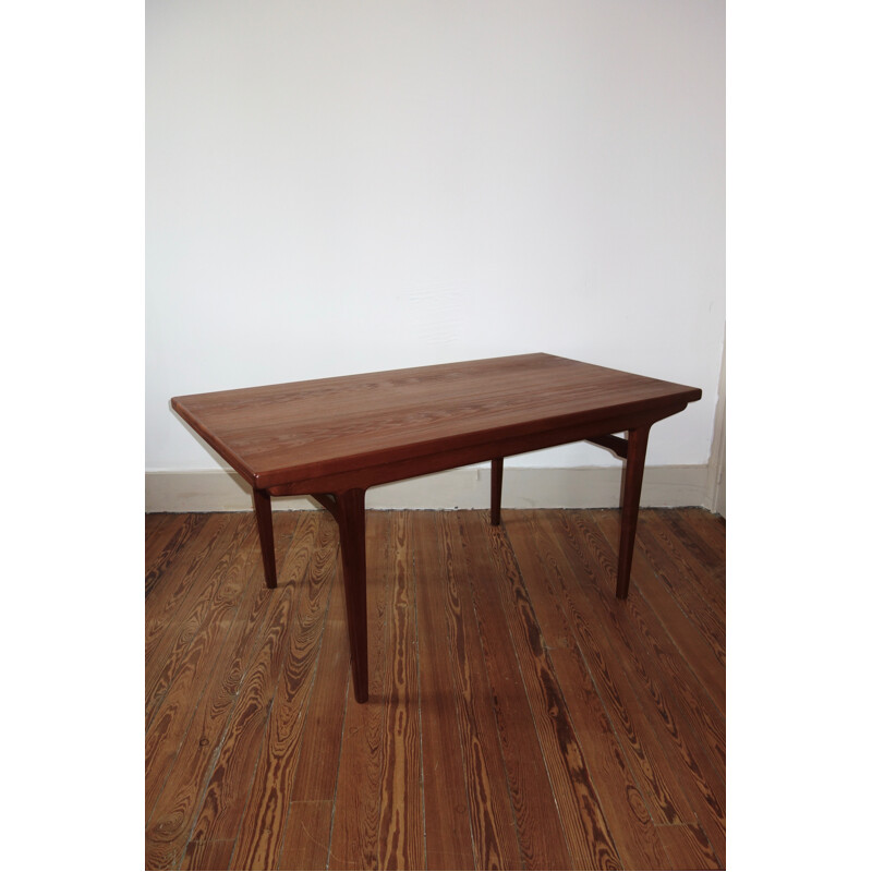 Vintage Scandinavian dining table in teak - 1960s