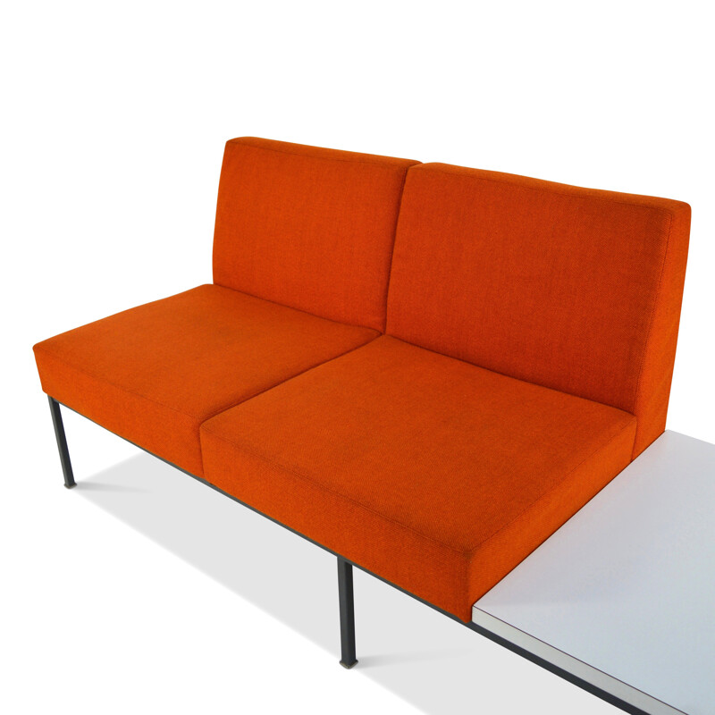 2-seater sofa with coffee table by Kho Liang Ie for Artifort - 1960s