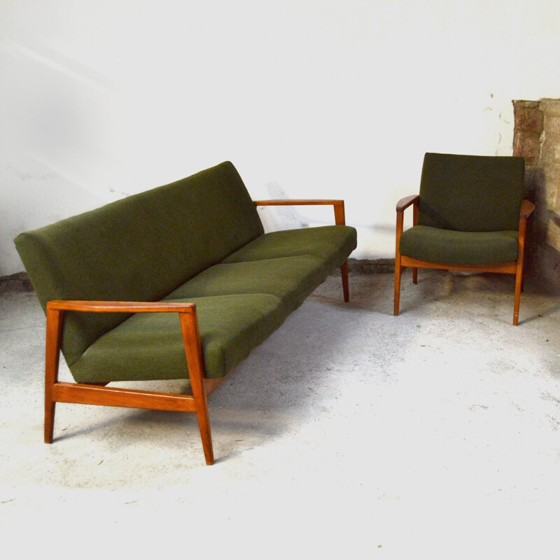 Vintage Scandinavian living room set - 1960s