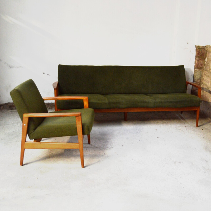 Ensemble de salon vintage scandinave - 1960