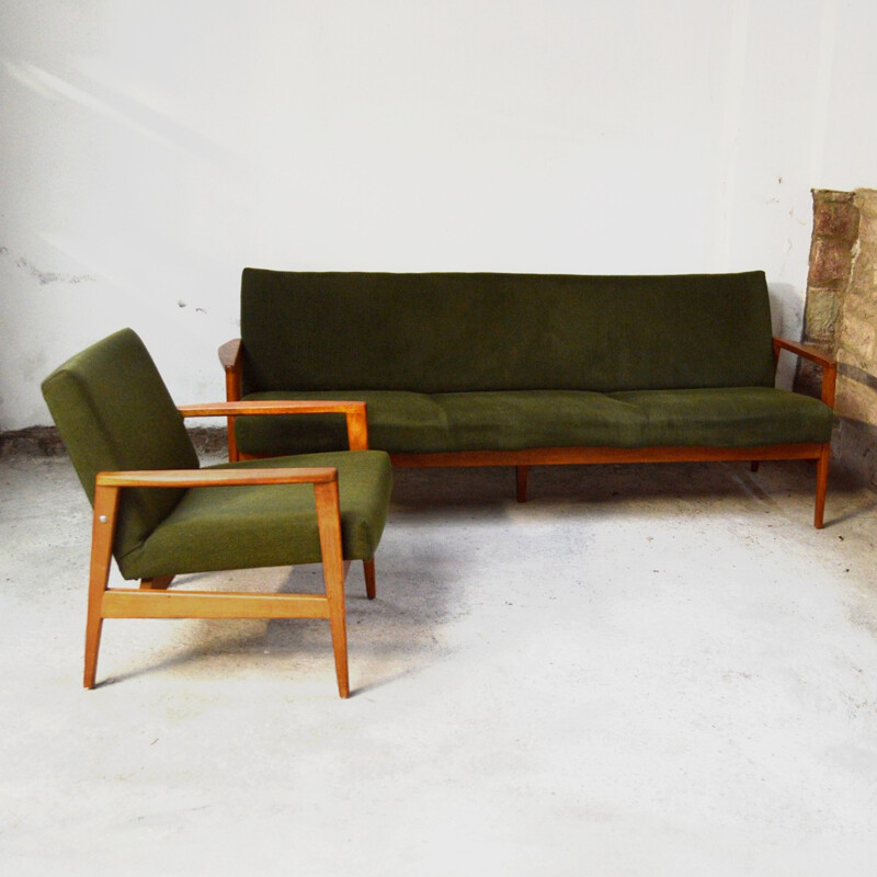 Vintage Scandinavian living room set - 1960s