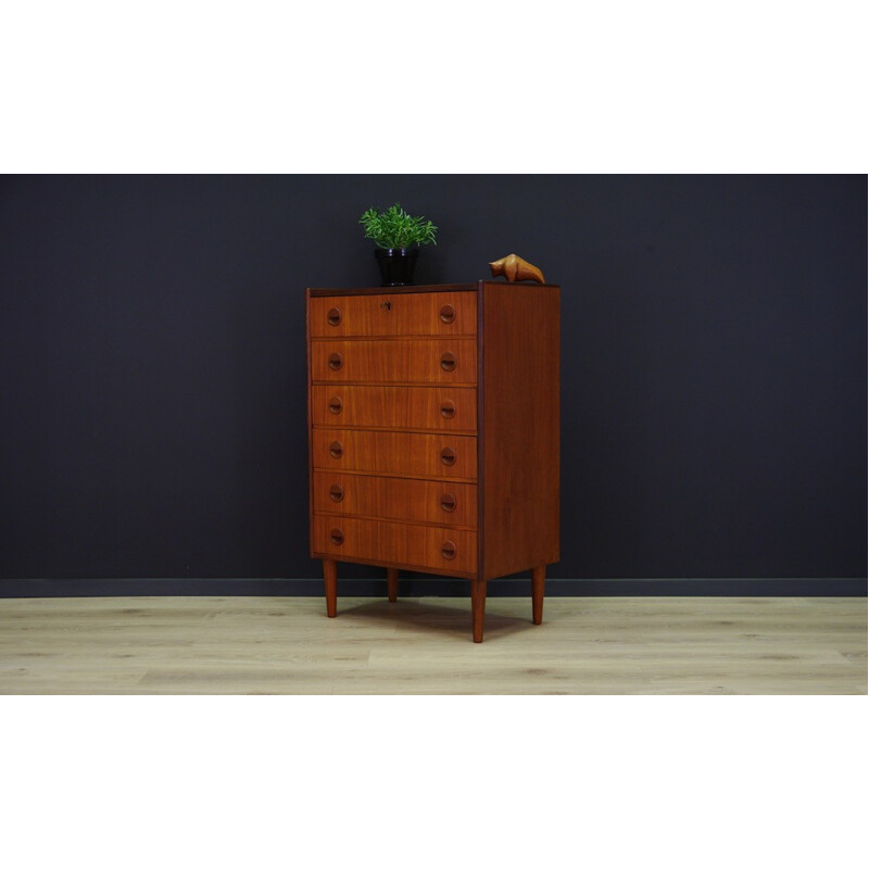 Vintage Scandinavian chest of drawers in teak - 1970s