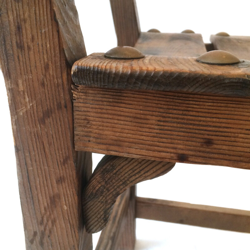 Vintage chair in wood - 1950s