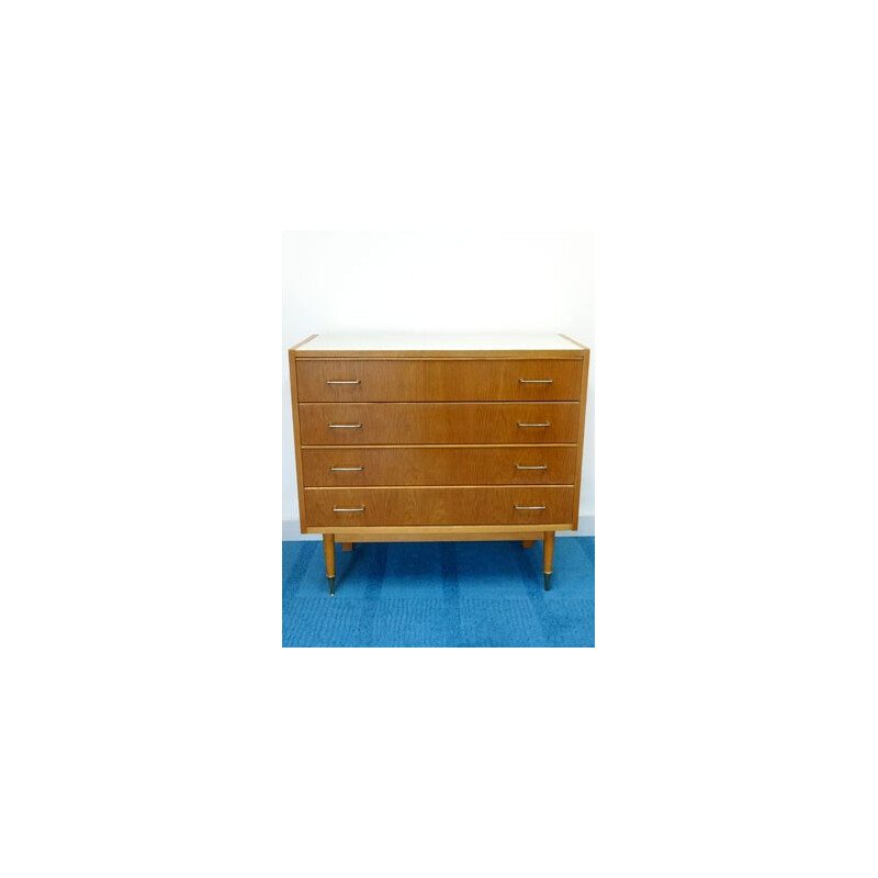 Vintage chest of 4 drawers - 1960s