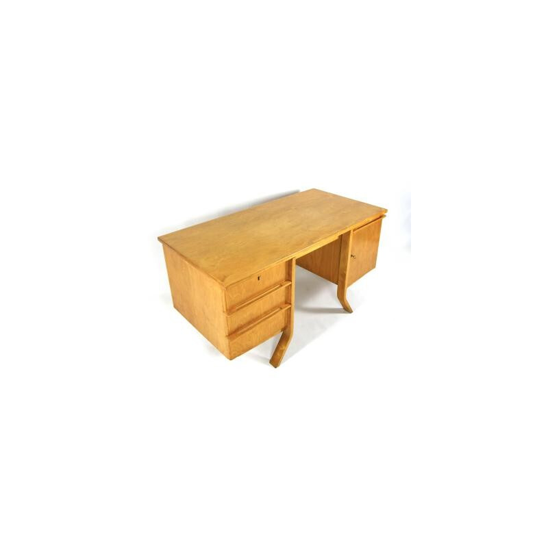 EB04 Birch Desk by Cees Braakman for Pastoe - 1950s