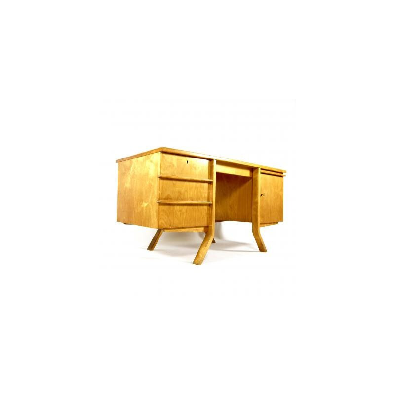 EB04 Birch Desk by Cees Braakman for Pastoe - 1950s