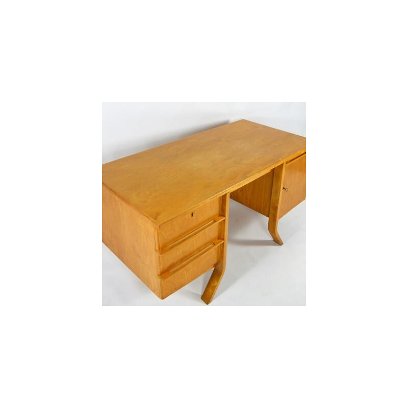 EB04 Birch Desk by Cees Braakman for Pastoe - 1950s