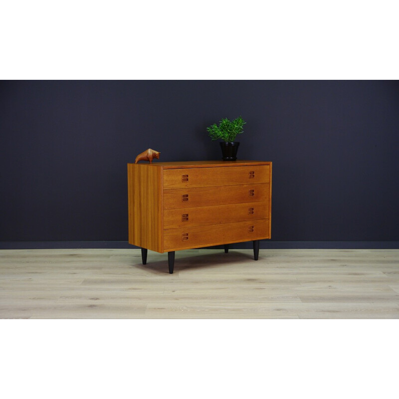 Commode classique en teck de style danois - 1970