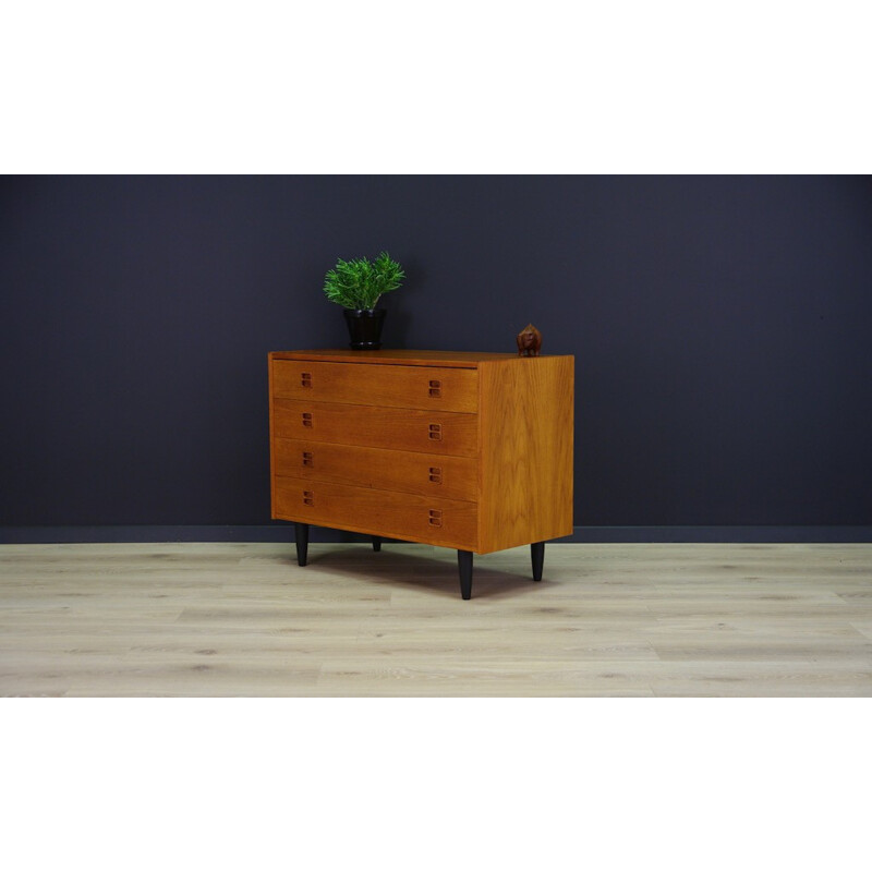 Commode classique en teck de style danois - 1970