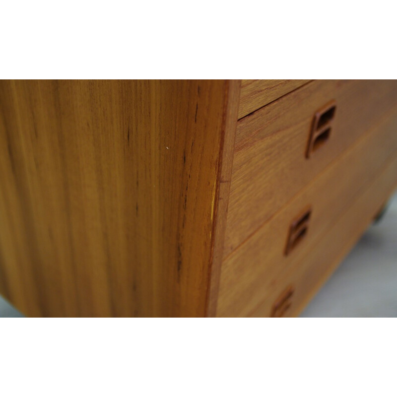 Classic Danish Design Teak Chest of Drawers - 1970s