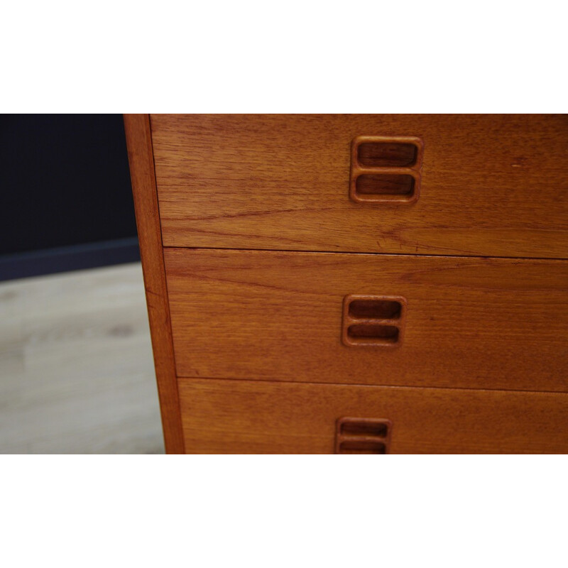 Classic Danish Design Teak Chest of Drawers - 1970s