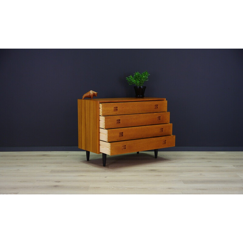 Classic Danish Design Teak Chest of Drawers - 1970s